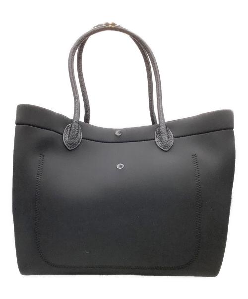 A.D.M.J.（エーディーエムジェイ）A.D.M.J. (エーディーエムジェイ) センターリボントート ブラック サイズ:−の古着・服飾アイテム