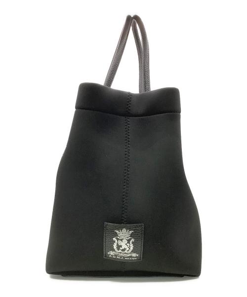 A.D.M.J.（エーディーエムジェイ）A.D.M.J. (エーディーエムジェイ) センターリボントート ブラック サイズ:−の古着・服飾アイテム