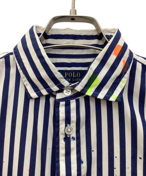 POLO RALPH LAUREN（ポロ・ラルフローレン）POLO RALPH LAUREN (ポロ・ラルフローレン) 長袖シャツ ブルー サイズ:Mの古着・服飾アイテム