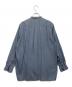 UPCYCCLELINO (アップサイクルリノ) バンドカラーシャツ ブルー サイズ:S：5000円