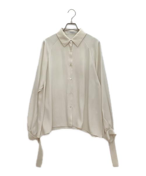 FOXEY（フォクシー）FOXEY (フォクシー) 長袖シャツ ベージュ サイズ:40の古着・服飾アイテム