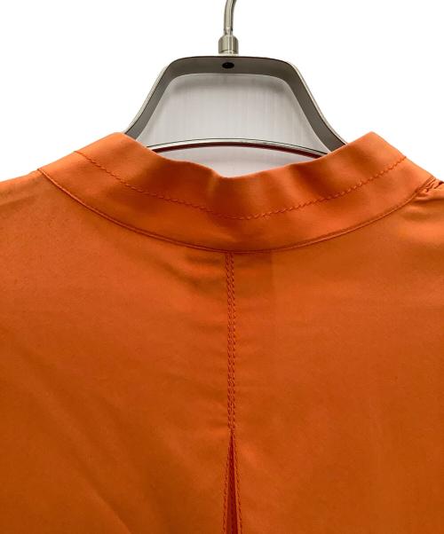 HERMES（エルメス）HERMES (エルメス) ノースリーブブラウス オレンジ サイズ:36の古着・服飾アイテム