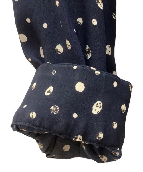 MACKINTOSH LONDON（マッキントッシュ ロンドン）MACKINTOSH LONDON (マッキントッシュ ロンドン) スクラッチプリントワンピース ネイビー サイズ:38の古着・服飾アイテム