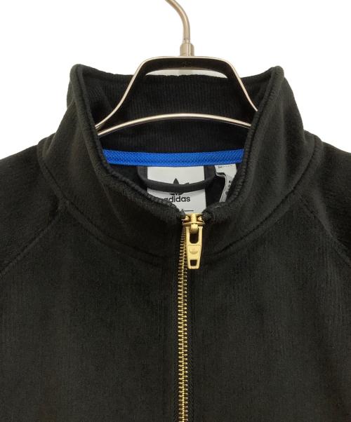 adidas（アディダス）adidas (アディダス) ベロアトラックジャケット ブラック サイズ:XSの古着・服飾アイテム