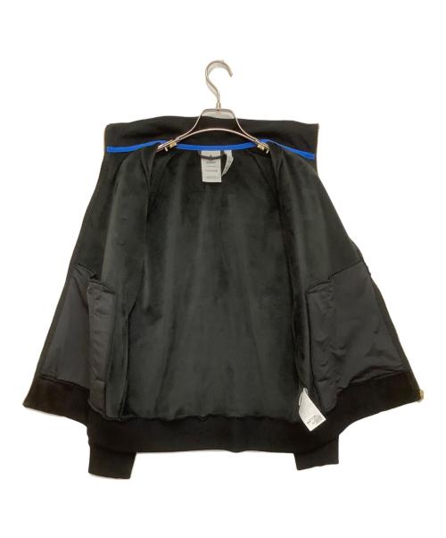 adidas（アディダス）adidas (アディダス) ベロアトラックジャケット ブラック サイズ:XSの古着・服飾アイテム