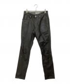 nonnativeノンネイティブ）の古着「レザーパンツ」｜ブラック