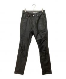 nonnative（ノンネイティブ）の古着「レザーパンツ」｜ブラック