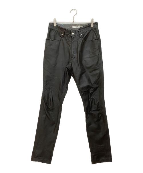 nonnative（ノンネイティブ）nonnative (ノンネイティブ) レザーパンツ ブラック サイズ:−の古着・服飾アイテム