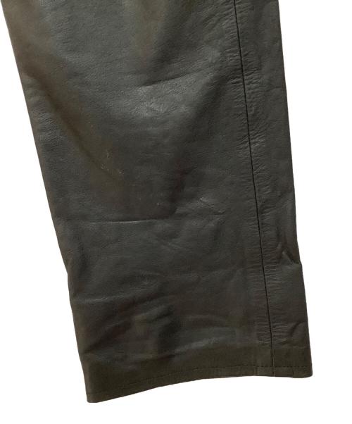 nonnative（ノンネイティブ）nonnative (ノンネイティブ) レザーパンツ ブラック サイズ:−の古着・服飾アイテム