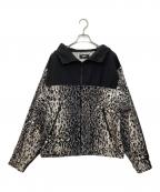 myneマイン）の古着「別注レオパードブルゾン」｜グレー×ブラック