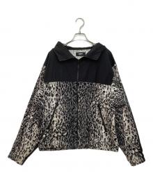 myne（マイン）の古着「別注レオパードブルゾン」｜グレー×ブラック