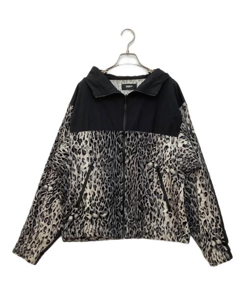 myne（マイン）myne (マイン) 別注レオパードブルゾン グレー×ブラック サイズ:Sの古着・服飾アイテム