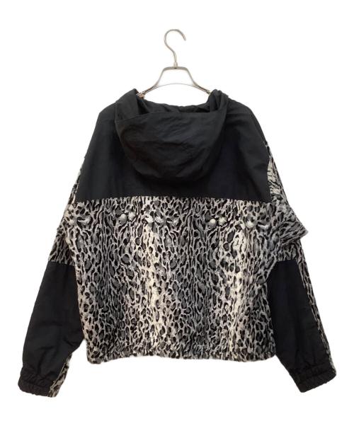 myne（マイン）myne (マイン) 別注レオパードブルゾン グレー×ブラック サイズ:Sの古着・服飾アイテム