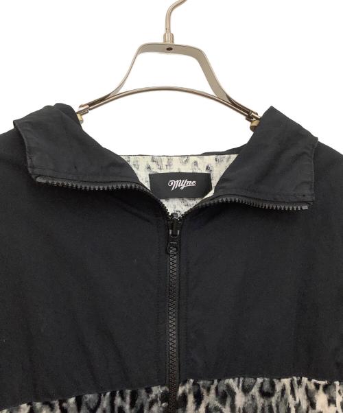 myne（マイン）myne (マイン) 別注レオパードブルゾン グレー×ブラック サイズ:Sの古着・服飾アイテム