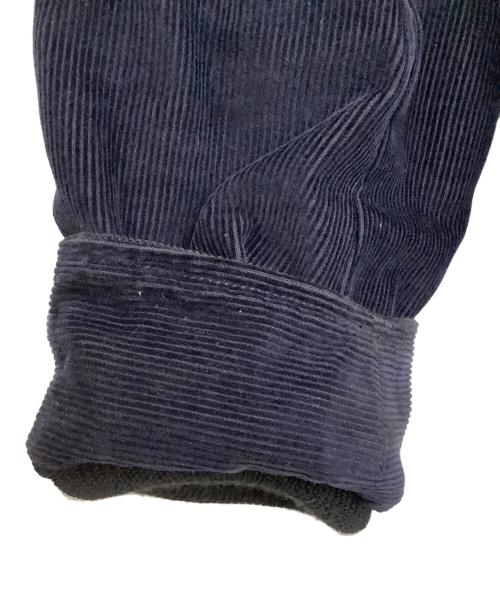 SUGAR CANE（シュガーケーン）SUGAR CANE (シュガーケーン) コーデュロイランチコート ネイビー×アイボリー サイズ:Lの古着・服飾アイテム