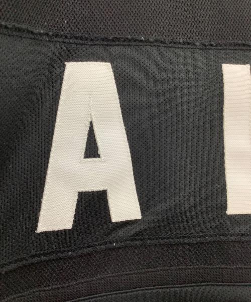 PUBLIC ENEMY（パブリック エネミー）PUBLIC ENEMY (パブリック エネミー) SAINT MICHAEL (セントマイケル) ゲームシャツ ホワイト×ブラック サイズ:OSの古着・服飾アイテム