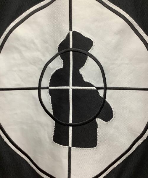 PUBLIC ENEMY（パブリック エネミー）PUBLIC ENEMY (パブリック エネミー) SAINT MICHAEL (セントマイケル) ゲームシャツ ホワイト×ブラック サイズ:OSの古着・服飾アイテム