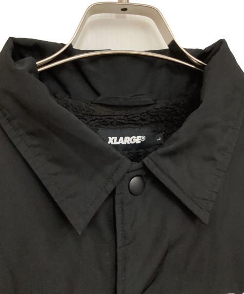 X-LARGE（エクストララージ）X-LARGE (エクストララージ) 裏ボアコーチジャケット ブラック サイズ:Lの古着・服飾アイテム