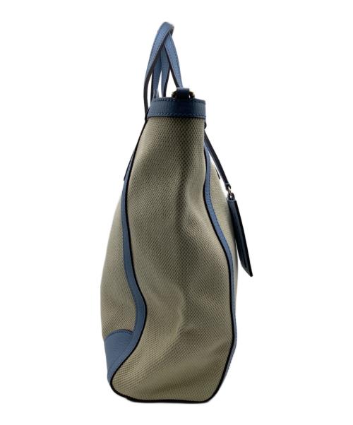 GUCCI（グッチ）GUCCI (グッチ) 2WAYバッグ アイボリー×スカイブルー サイズ:−の古着・服飾アイテム