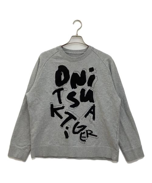 Onitsuka Tiger（オニツカタイガー）Onitsuka Tiger (オニツカタイガー) スウェット グレー サイズ:Lの古着・服飾アイテム
