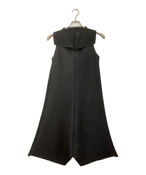 PLEATS PLEASE（プリーツプリーズ）PLEATS PLEASE (プリーツプリーズ) プリーツワンピース ブラック サイズ:3の古着・服飾アイテム