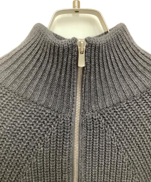 BATONER（バトナ―）BATONER (バトナ―) シグネチャードライバーズニット グレー サイズ:2の古着・服飾アイテム