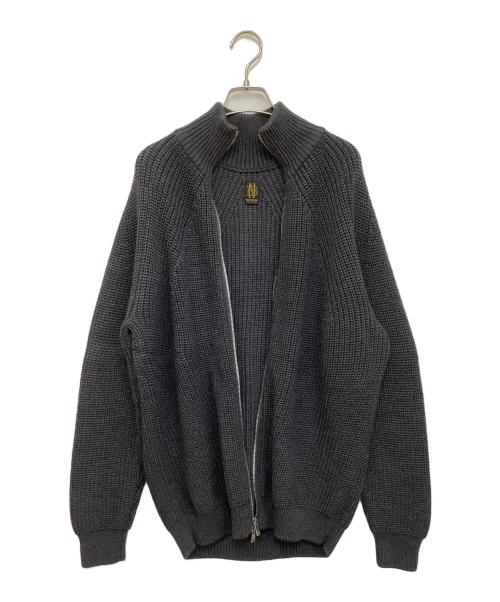 BATONER（バトナ―）BATONER (バトナ―) シグネチャードライバーズニット グレー サイズ:2の古着・服飾アイテム