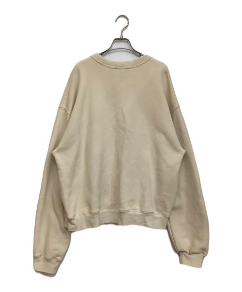 ALEXANDER WANG（アレキサンダー・ワン）ALEXANDER WANG (アレキサンダーワン) ロゴスウェット ベージュ サイズ:Mの古着・服飾アイテム