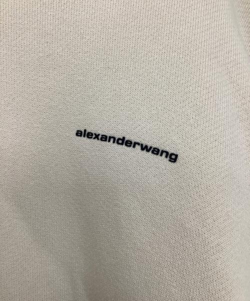 ALEXANDER WANG（アレキサンダー・ワン）ALEXANDER WANG (アレキサンダーワン) ロゴスウェット ベージュ サイズ:Mの古着・服飾アイテム