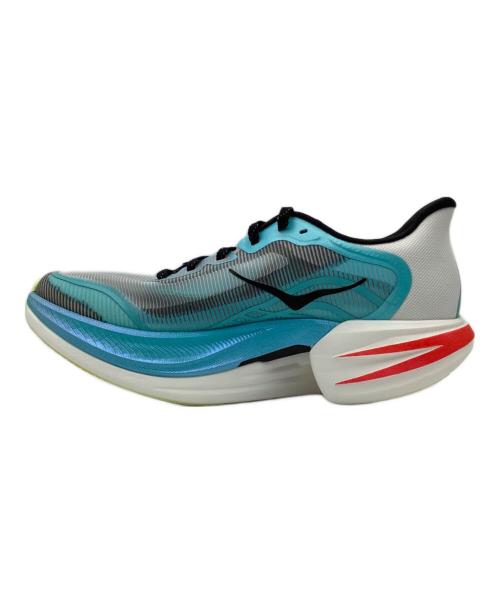 HOKA（ホカ）HOKA (ホカ) ランニングシューズ アイボリー×ブラック サイズ:25.5の古着・服飾アイテム