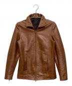 SCHAFFENシャッフェン）の古着「ホースレザージャケット」｜ブラウン