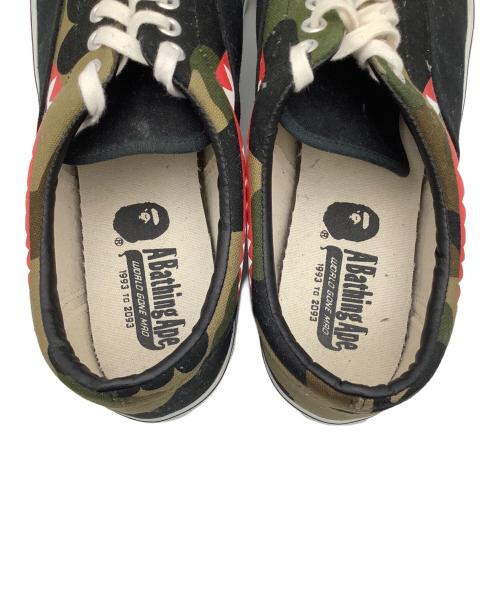 A BATHING APE（ア ベイシング エイプ）A BATHING APE (ア ベイシング エイプ) スニーカー ブラック サイズ:27.5の古着・服飾アイテム