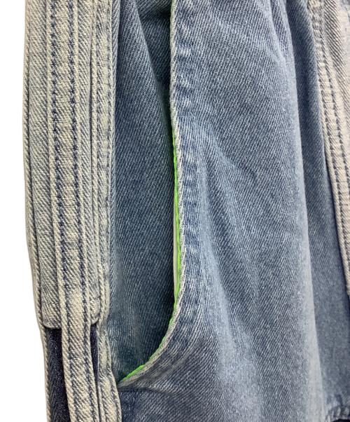 adidas（アディダス）adidas (アディダス) KSENIA SCHNAIDER (クセニア シュナイダー) パッチワークジーンズ インディゴ サイズ:2XSの古着・服飾アイテム