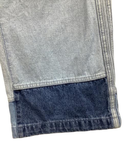 adidas（アディダス）adidas (アディダス) KSENIA SCHNAIDER (クセニア シュナイダー) パッチワークジーンズ インディゴ サイズ:2XSの古着・服飾アイテム