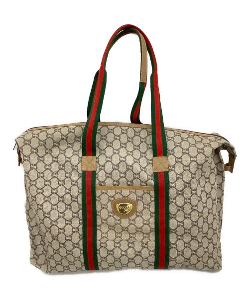 GUCCI PLUS（グッチ プラス）GUCCI PLUS (グッチ プラス) トートバッグ ベージュの古着・服飾アイテム