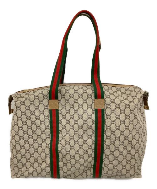 GUCCI PLUS（グッチ プラス）GUCCI PLUS (グッチ プラス) トートバッグ ベージュの古着・服飾アイテム