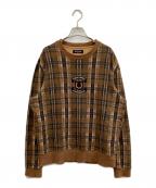 FRED PERRYフレッドペリー）の古着「スウェット」｜ブラウン×ブラック