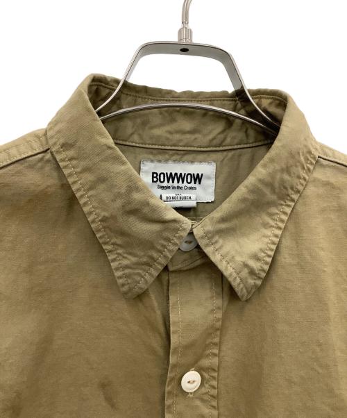 BOWWOW（バウワウ）BOWWOW (バウワウ) US PRISONER  SHIRT カーキ サイズ:Mの古着・服飾アイテム