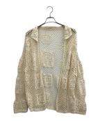 FRAMeWORKフレームワーク）の古着「クロシェニットカーディガン」｜アイボリー