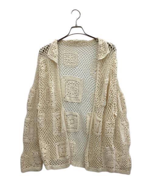 FRAMeWORK（フレームワーク）FRAMeWORK (フレームワーク) クロシェニットカーディガン アイボリー サイズ:−の古着・服飾アイテム