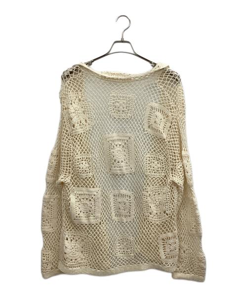 FRAMeWORK（フレームワーク）FRAMeWORK (フレームワーク) クロシェニットカーディガン アイボリー サイズ:−の古着・服飾アイテム