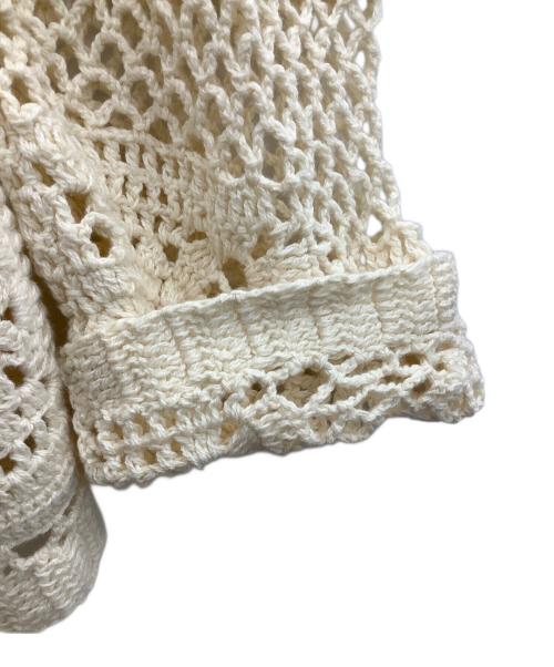 FRAMeWORK（フレームワーク）FRAMeWORK (フレームワーク) クロシェニットカーディガン アイボリー サイズ:−の古着・服飾アイテム