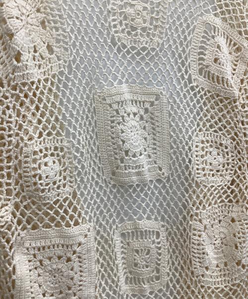 FRAMeWORK（フレームワーク）FRAMeWORK (フレームワーク) クロシェニットカーディガン アイボリー サイズ:−の古着・服飾アイテム