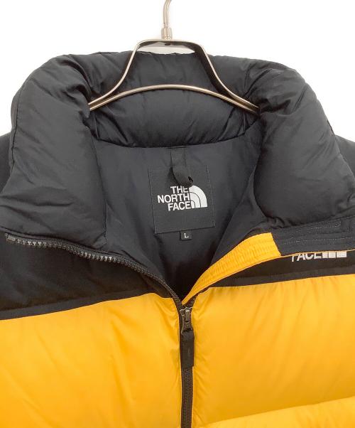 THE NORTH FACE（ザ ノース フェイス）THE NORTH FACE (ザ ノース フェイス) ヌプシベスト イエロー×ブラック サイズ:Lの古着・服飾アイテム