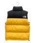 THE NORTH FACE (ザ ノース フェイス) ヌプシベスト イエロー×ブラック サイズ:L：16000円