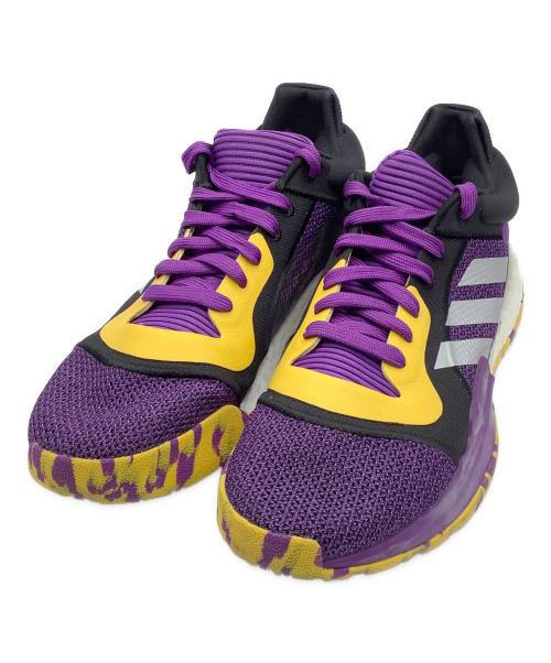 adidas（アディダス）adidas (アディダス) ローカットスニーカー パープル×イエロー サイズ:28.5の古着・服飾アイテム