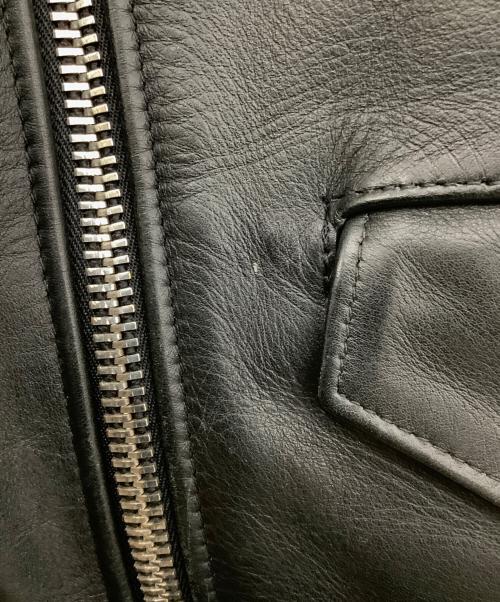 SCHOTT BROS.（ショット）SCHOTT BROS. (ショットブロス) レザーライダースジャケット ブラック サイズ:38の古着・服飾アイテム