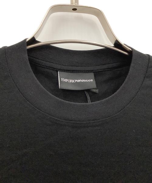 EMPORIO ARMANI（エンポリオアルマーニ）EMPORIO ARMANI (エンポリオアルマーニ) カットソー ブラック サイズ:XSの古着・服飾アイテム