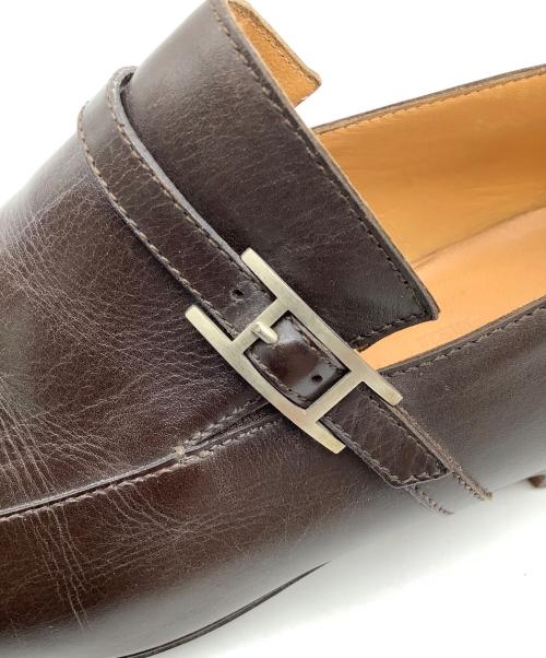HERMES（エルメス）HERMES (エルメス) シューズ ブラウン サイズ:35の古着・服飾アイテム