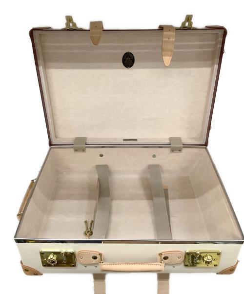 GLOBE-TROTTER（グローブトロッター）GLOBE-TROTTER (グローブトロッター) キャリーバッグ ベージュ×ブラウン サイズ:-の古着・服飾アイテム